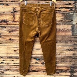 BANANA REPUBLIC | Mustard Yellow Rust Brown Corduroy Pants 31